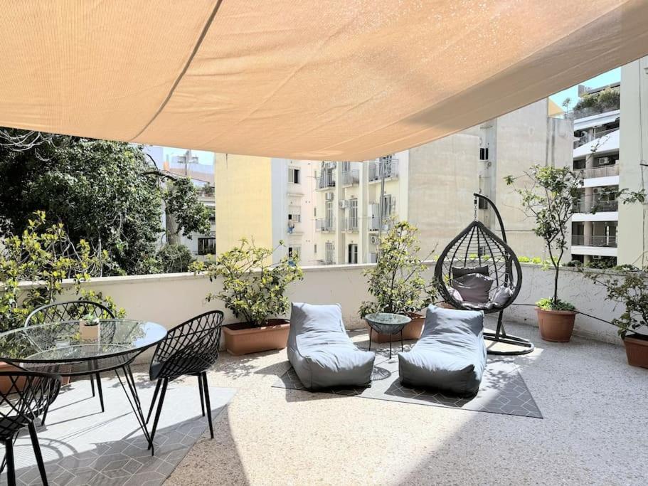 Amazing 3Bdr Apt With Unique Roof Garden In Plaka Athene Buitenkant foto
