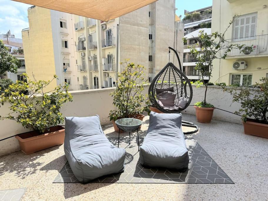 Amazing 3Bdr Apt With Unique Roof Garden In Plaka Athene Buitenkant foto