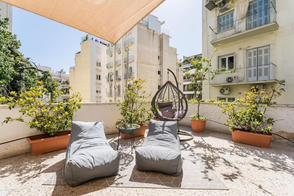 Amazing 3Bdr Apt With Unique Roof Garden In Plaka Athene Buitenkant foto