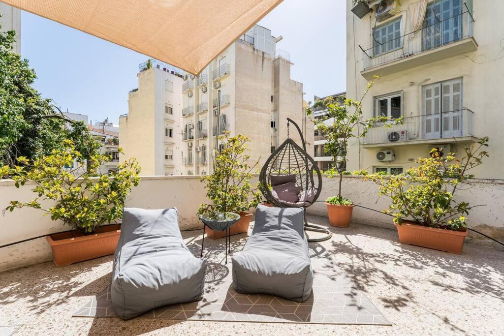 Amazing 3Bdr Apt With Unique Roof Garden In Plaka Athene Buitenkant foto