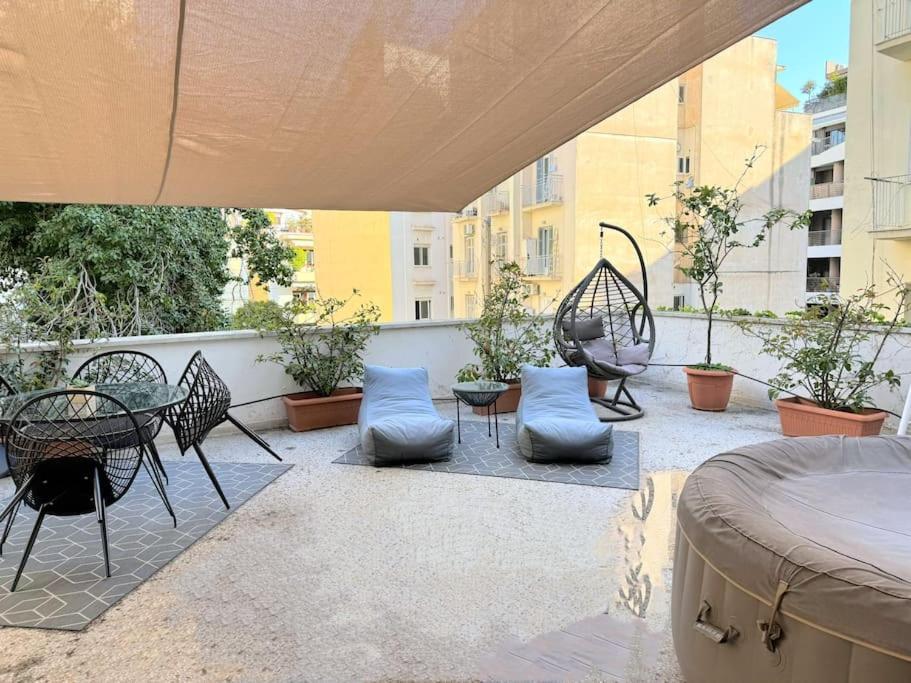 Amazing 3Bdr Apt With Unique Roof Garden In Plaka Athene Buitenkant foto